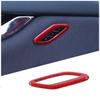 Red Carbon Fiber Seat Memory Switch Cover For Maserati Ghibli Quattroporte 14-22