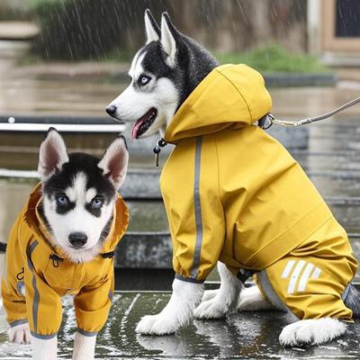 Waterproof Raincoat for Dogs - Available In Large, Medium, and Small Sizes for Outdoor Use