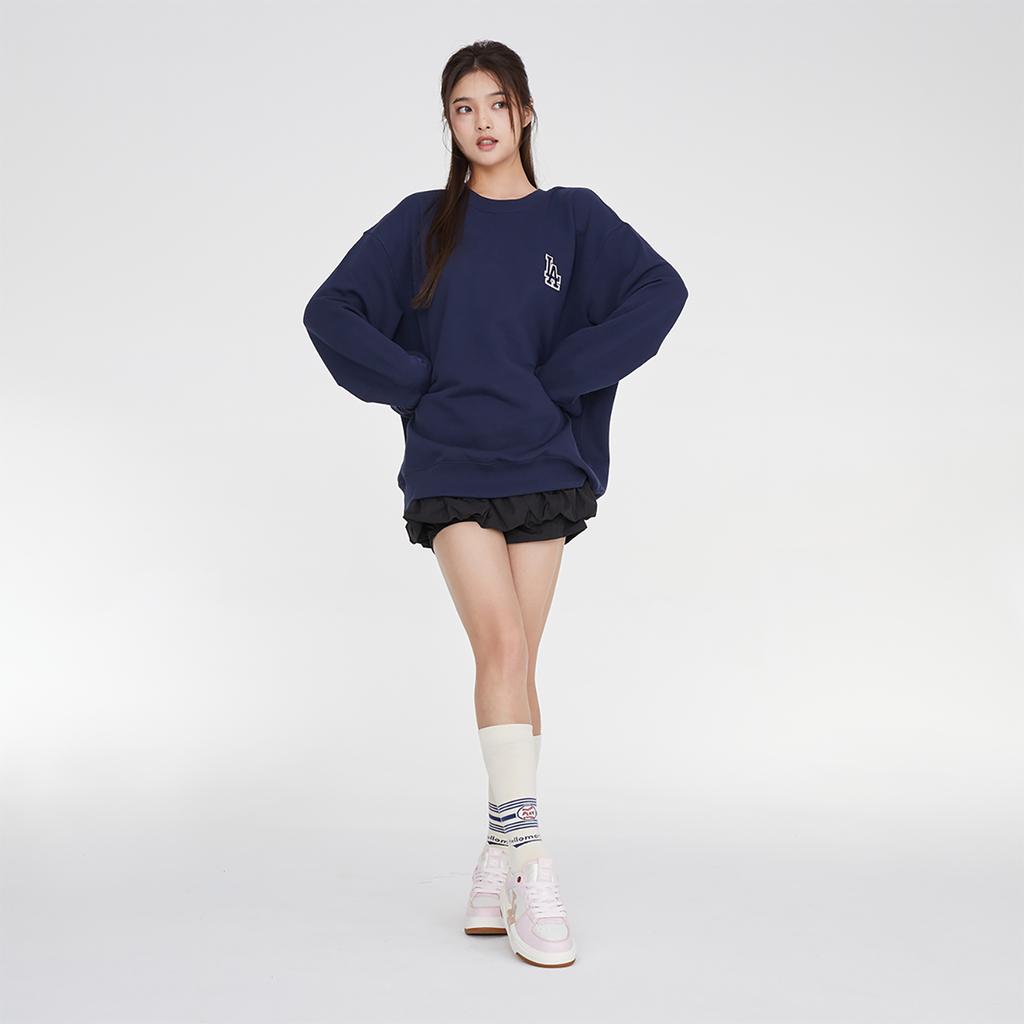 New MLB Los Angeles Dodgers Sweatshirts Unisex Navy Blue 3AMTM0234-07NYD