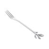 Creative Stainless Steel Leaves Spoon Fruit Fork Coffee Spoon Dessert Ice Cream Scoop Kitchen Accessories Tableware Decoration