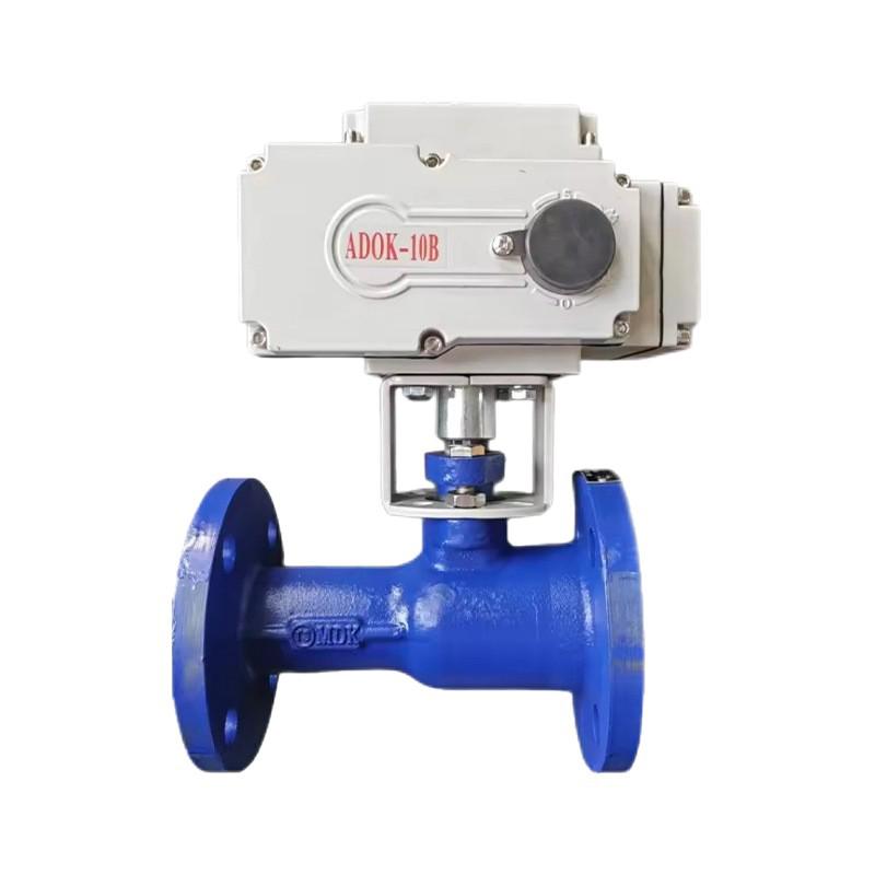 High-Temp High-Pressure Stainless Steel Two-Way Electric Ball Valve with Remote Switch and Large Flow