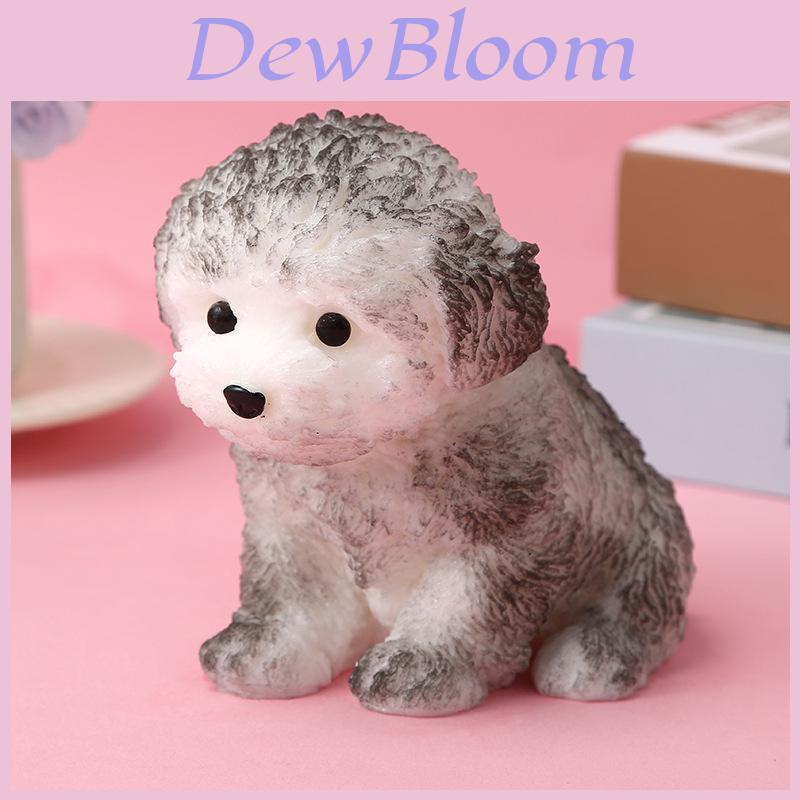 Tpr Large Teddy Dog Figurine With Soft Sitting Design For Gift And Collectors