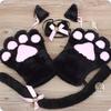 Act cute suit, cat claw gloves, bear claws, maid cat lady cat claw bow tie, animation peripheral cos accessories gloves