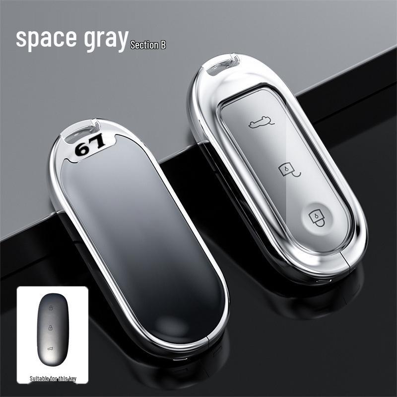 

Compatible with Ideal L9 Key Case: 2022 Full Coverage Metal Remote Control Protective Shell for Men and Women Box Packaging