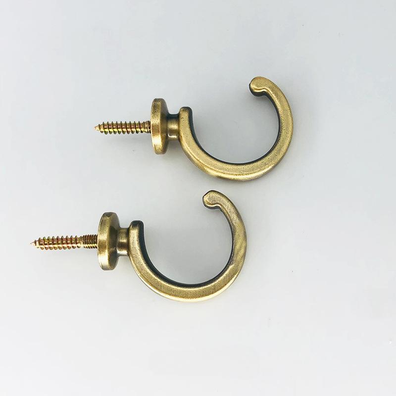 Vorhanghaken Wandhaken Gebogene Bogenhaken Vorhangzubehör Aluminiumlegierung Dekorative Wandhaken