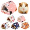 Soft Fashion Comfortable Winter Mini Cage Small Animal Sleeping Bed Hamster House Guinea Pig Nest Warm Mat