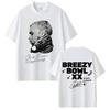 Singer Chris Brown cotton men's shirt O-Neck oversized graphics Short Sleeved Women's Y2k Vintage hip-hop Tshirt