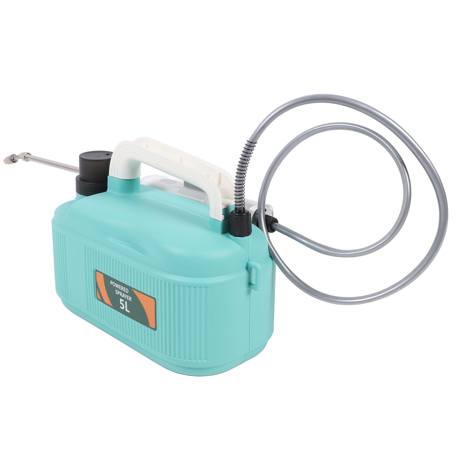 Electric Garden Sprayer 3.7V 5L 2000mAh Anti Leakage Battery Powered Sprayer with Telescope Wand for Plant Watering Alcohol