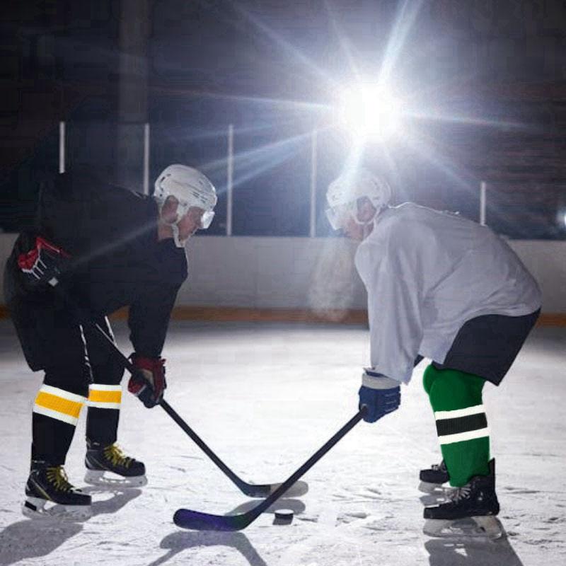 1 par Ishockeystrømper Herresportsokker Ishockey Ull Leggbeskyttere Ishockey Treningssett Voksen Varme Fotbeskyttelse