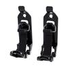 Kit di montaggio per pala in metallo e gomma resistente, 2 pezzi, con sgancio rapido, porta attrezzi per camion, fuoristrada, nero
