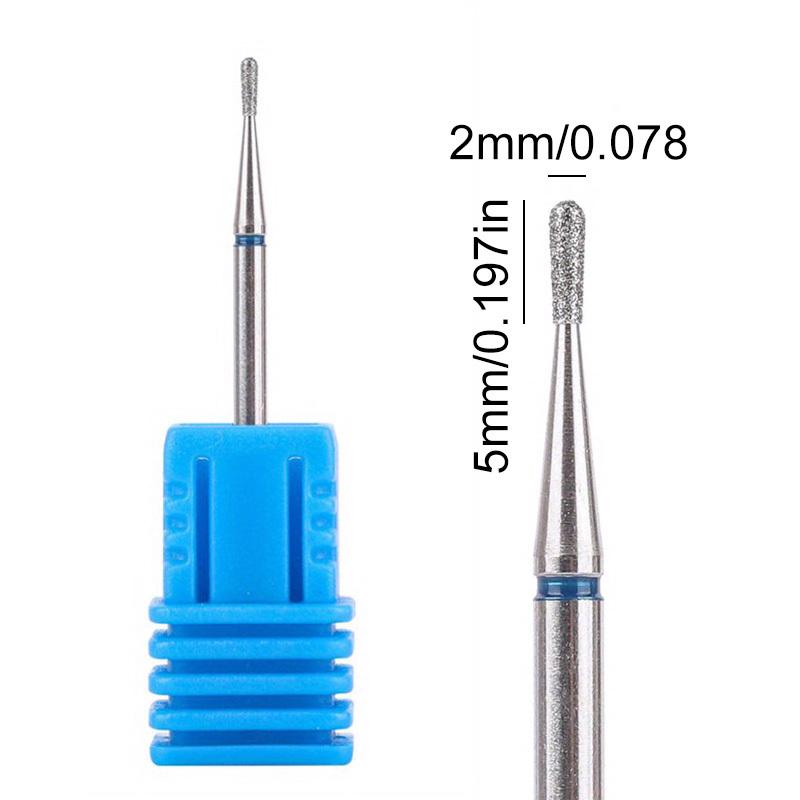 Diamond Milling Cutter Nail Drill Bits Set For Manicure Accessory Pedicure Eletric Machine Nail Bit Brush Burr Tool