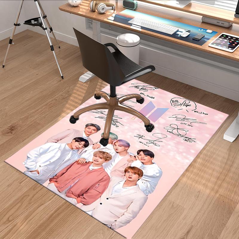 Kpop Stars Signature Carpet For Playroom Bedroom Living Room Sofa Home Decorkids Game Area Rug Nonslip Floor Mat