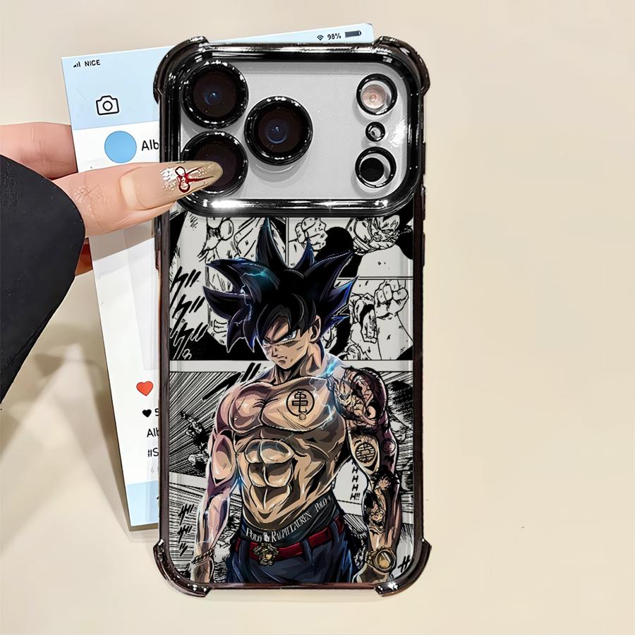 Case for iPhone 13 12 11 Pro Max 16e 16 15 14 Plus 17 Air Soft Cover Dragons Balls