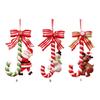 Candy Cane Christmas Tree Hanging Ornaments Xmas Hanging Decoration Santa Claus