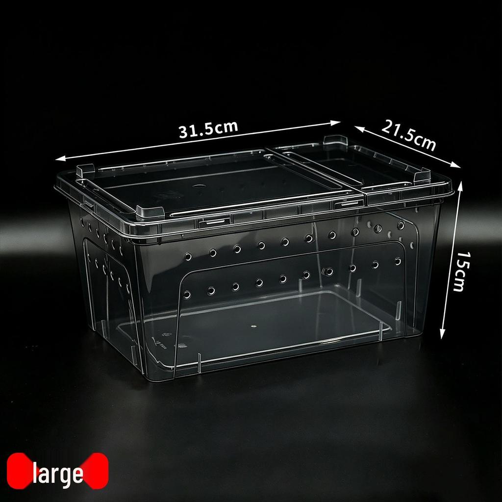 Reptile Tank: Versatile Habitat for Turtles, Silkworms, Spiders, Horned Frogs, Geckos, Lizards, and Snails