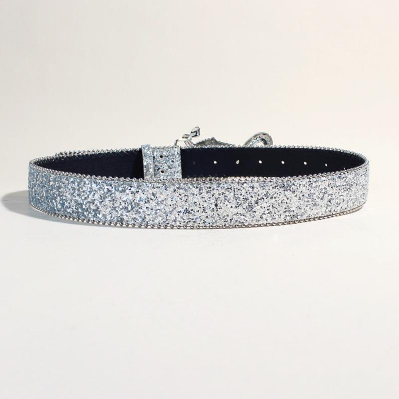 Cintura Punk - Cintura fashion rock 'n' roll impreziosita da strass e paillettes, ispirata ai pirati