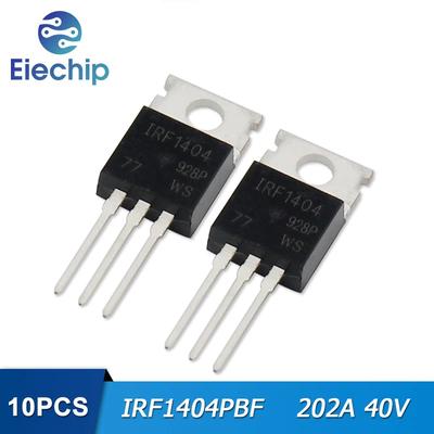 10 SZTUK IRF1404PBF IRF1404 Tranzystor MOSFET 202A 40 V TO-220
