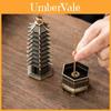 Classical Alloy Wenchang Tower Incense Burner For Home Office Decor And Spiritual Use
