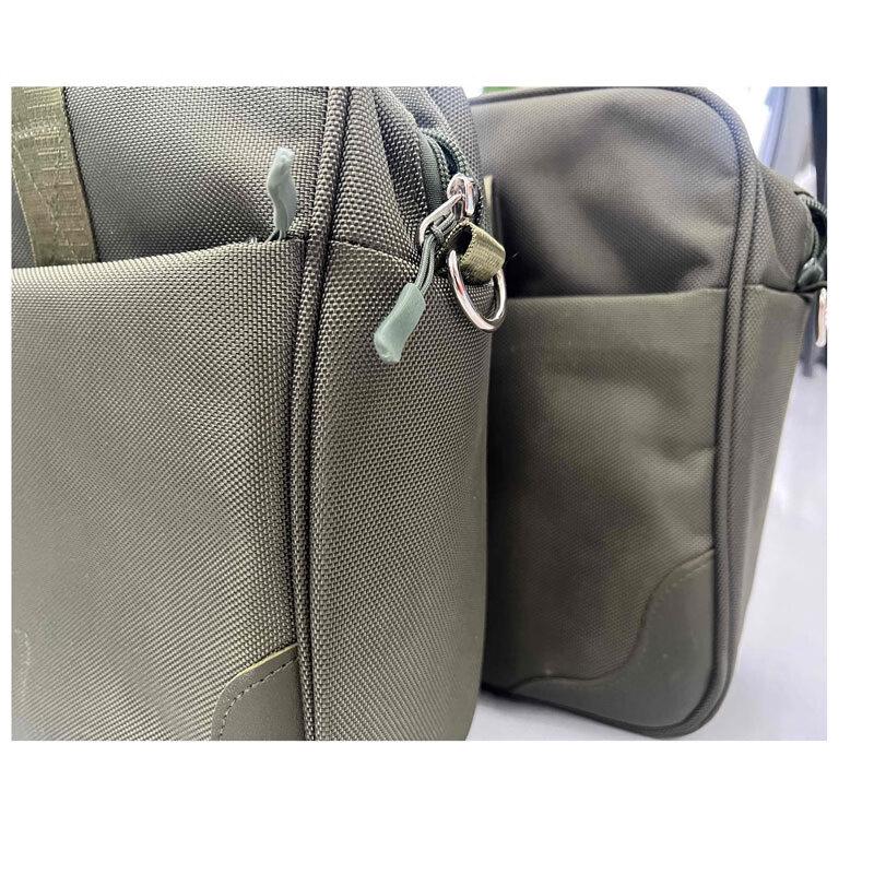 Зеленый деловой портфель Naiqi из текстурированного оксфорда 15L