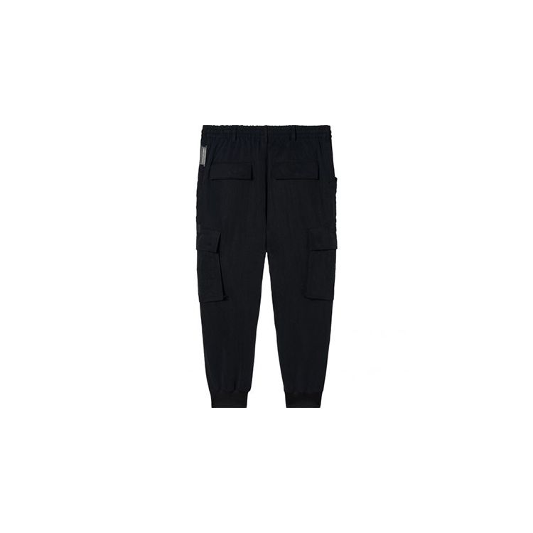 Y-3 Solid Color Loose Fit Cargo Pants Men Bottoms Black H63081
