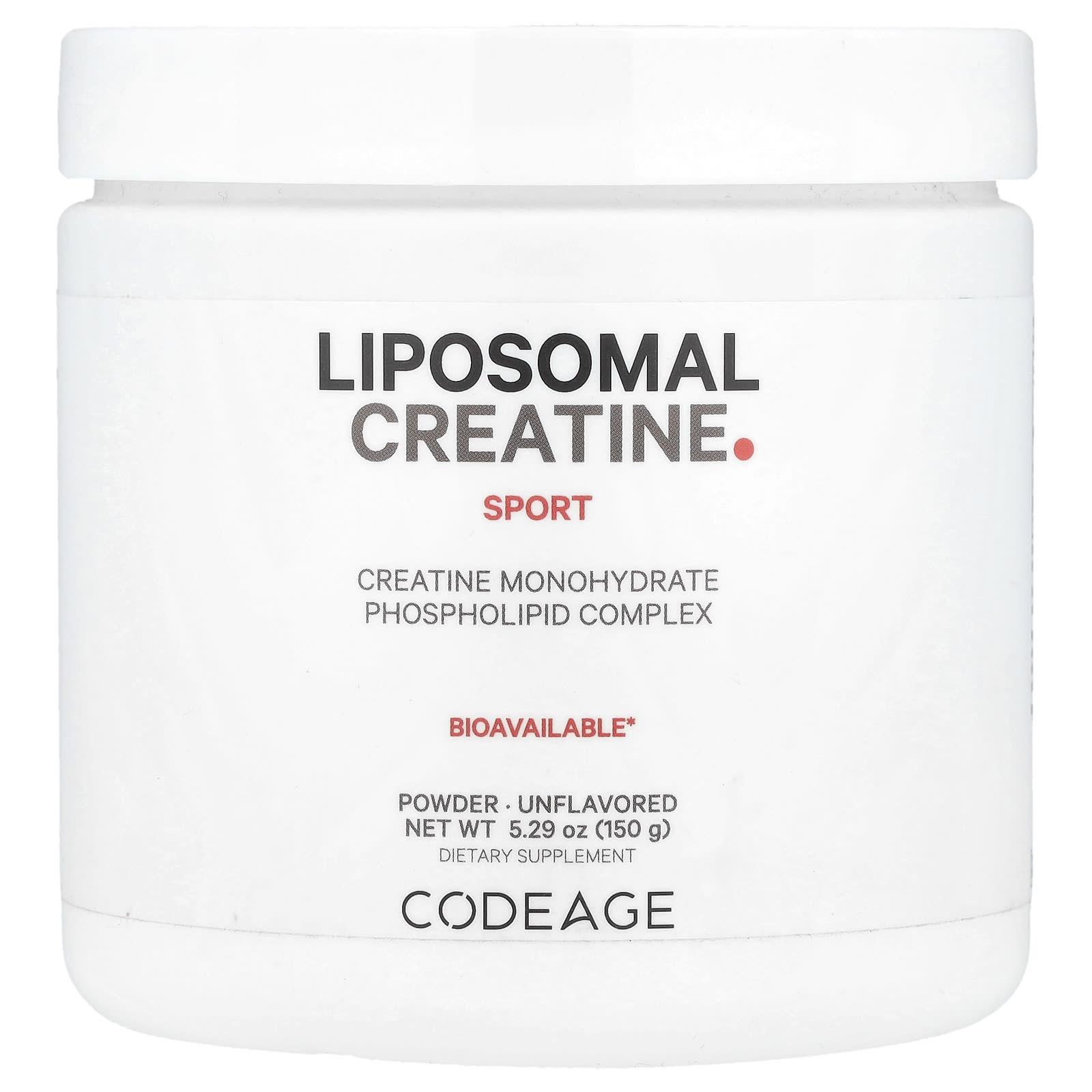 

Sport, Liposomal Creatine Powder, Unflavored, 150G(5.29Oz)