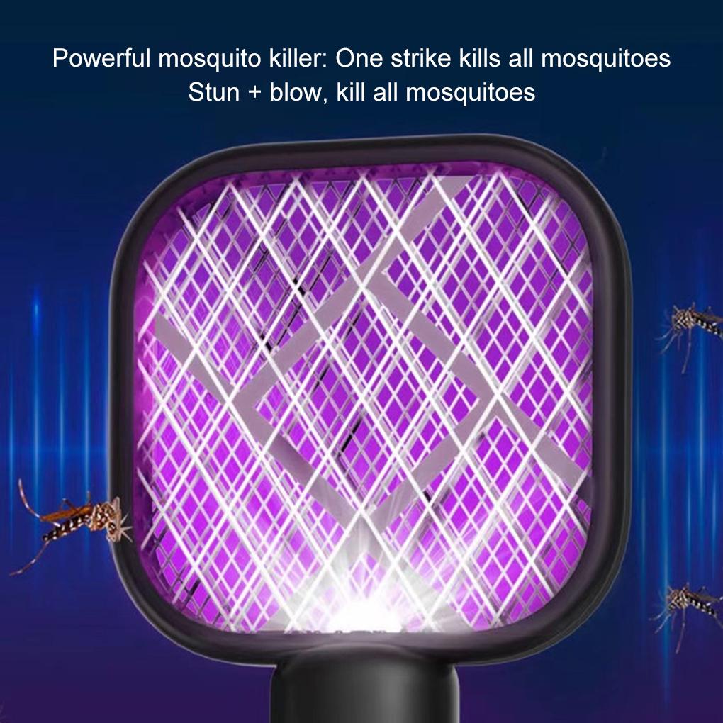 ABS Multi-Purpose Electric Fly Swatter For Fast Mosquito Killing Electric Mosquito Swatter Durable