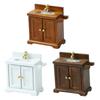 Kitchen Cabinet Cupboards Miniature Furniture Model Doll Houses Kitchen Accessory Realistic Playset 1:16