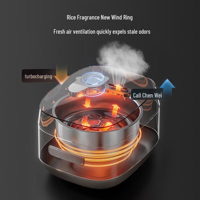 Midea Fengdong Daoxiang Pro 4L IH Intelligenter Reiskocher CN-Stecker (Adapter enthalten)