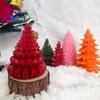 Christmas Macaron Colorful Creative Christmas Tree Shape Candle Christmas Gift Christmas Candle Candle Ornament