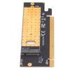 M.2 to PCIE3.0 Adapter 8GB S Speed PCIE X16 Slot Free Expansion 2280 2260 2242 2230 with Heat Emission Hole for Windows