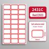 Self-Adhesive Name & Classification Label Stickers - 50 Sheets, Office Blank Handwritten Labels