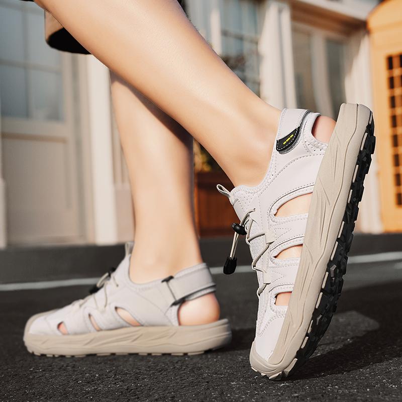 Fashion Men's Breathable Shoes Fashion Men's Casual Sandals Outdoor Non Slip Beach Sandals Men Walking Shoes All-match Luxury Sandals