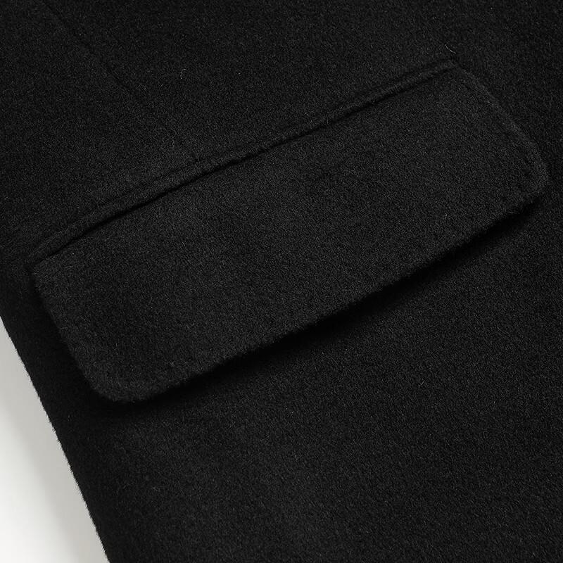 FAPAI Men's 2-in-1 Wool & Down-Lined Coat