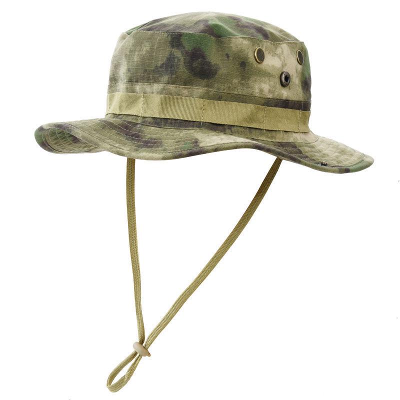 Men's Tactical Sun Protection Hat: Large Brim Outdoor Mountaineering, Fisherman & Cowboy Style, Foldable Bennie Hat.