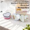 Heart-Shaped Portable HD Mini Vanity Mirror for Dorm