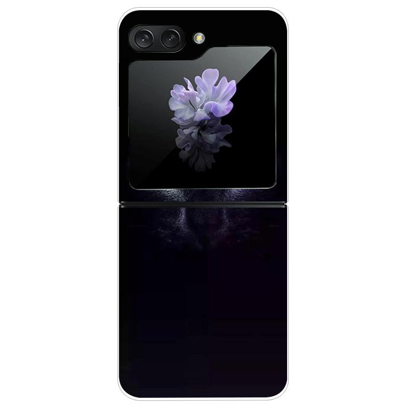 For Samsung Z Flip7 Hard Case ZFlip7 5G Transparent PC Phone Cases For Galaxy Z Flip 7 Fashion Cartoon Clear Protective Fundas