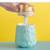 Animal Embossed Ceramic Hand Sanitizer Bottling Bathroom Shower Gel Shampoo Lotion Bottle Household Disinfectant Press Container