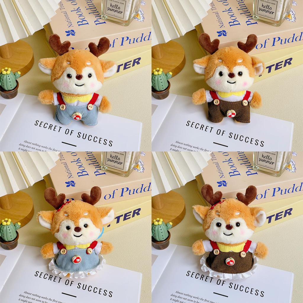 Plush Deer Doll Pendant With Adjustable Straps For Baby Room Decor