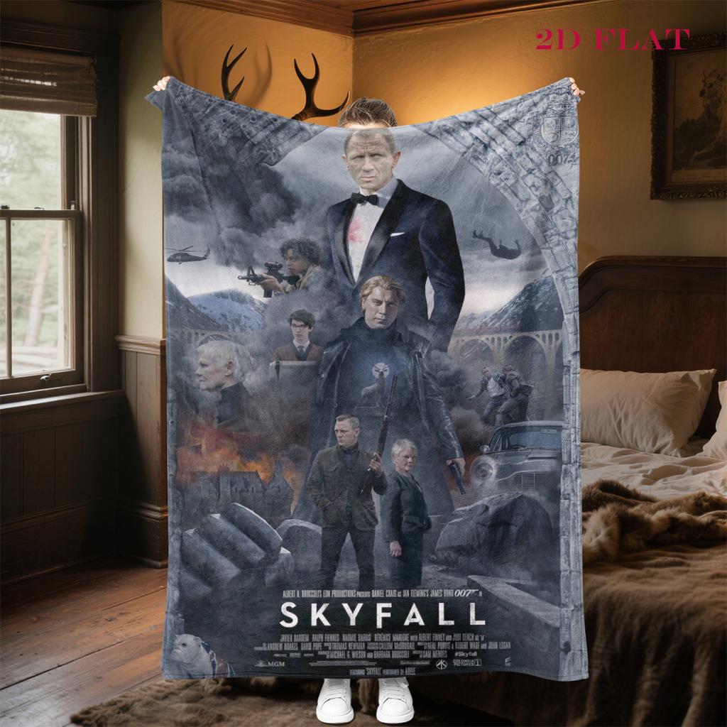 Casino Royale: Elegance Mystery Blanket Camping Trip Blanket Machine Washable Nap Blanket Bedroom