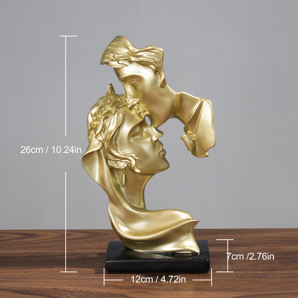 Couples   Sculpture Exquisite Decorative Resin  ing Lover Figurine Home Decor