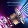 Transparent Bluetooth Earbuds with Charging Cable
