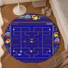 Pac Game Adventure Round Rug for Livingroom,Bedroom, Palyroom, Chair Rug, Area Rug, Circle Carpet, Large Size Fan Christmas Gift