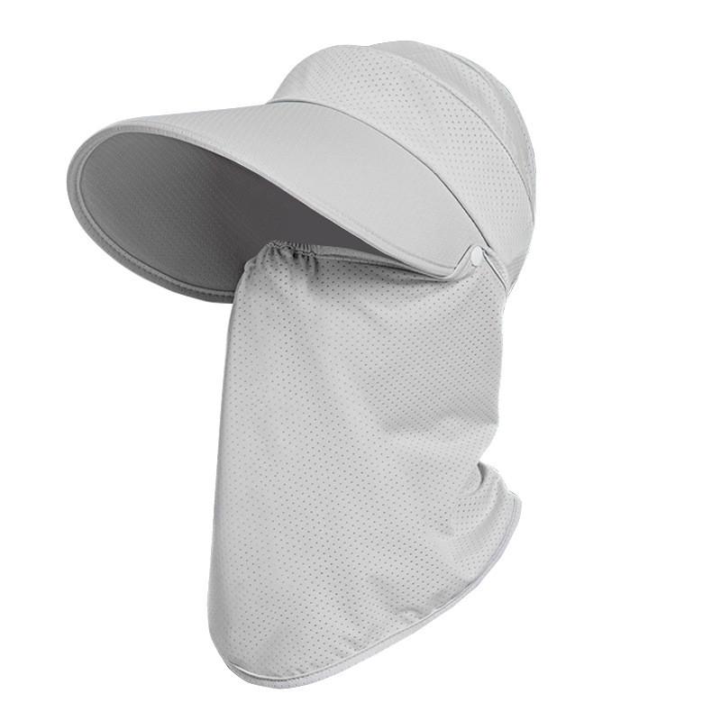 

Fashionable Sun Hat For Women With Breathable Ice Silk And Sunshade For Summer сірий колір
