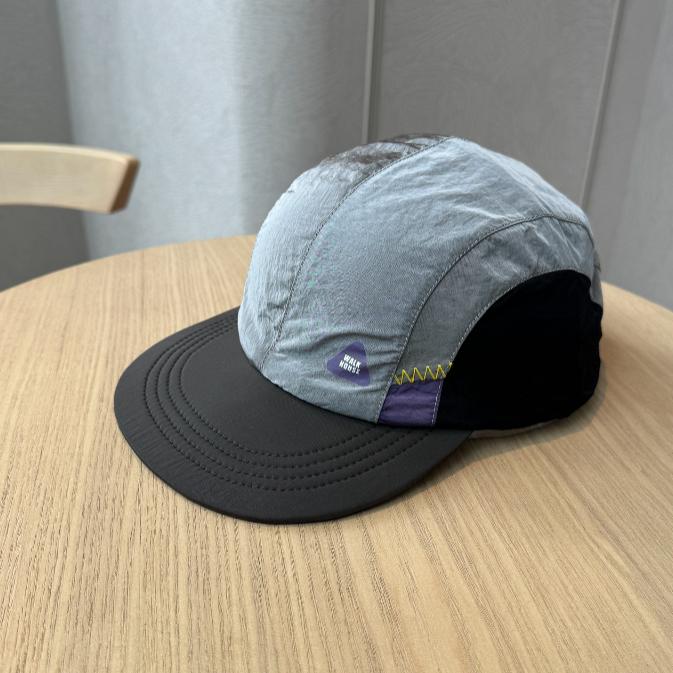 

Nylon Vintage Baseball Cap Waterproof Embroidered Hat for Men Women Outdoor Running Camping Hiking Streetwear Adjustable серый