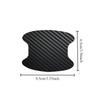 4pcs Carbon Fiber Handle Stickers Car Door Bowl Scratches Car Stickers Car Stickers Protective Film Car Decoration Accessories
