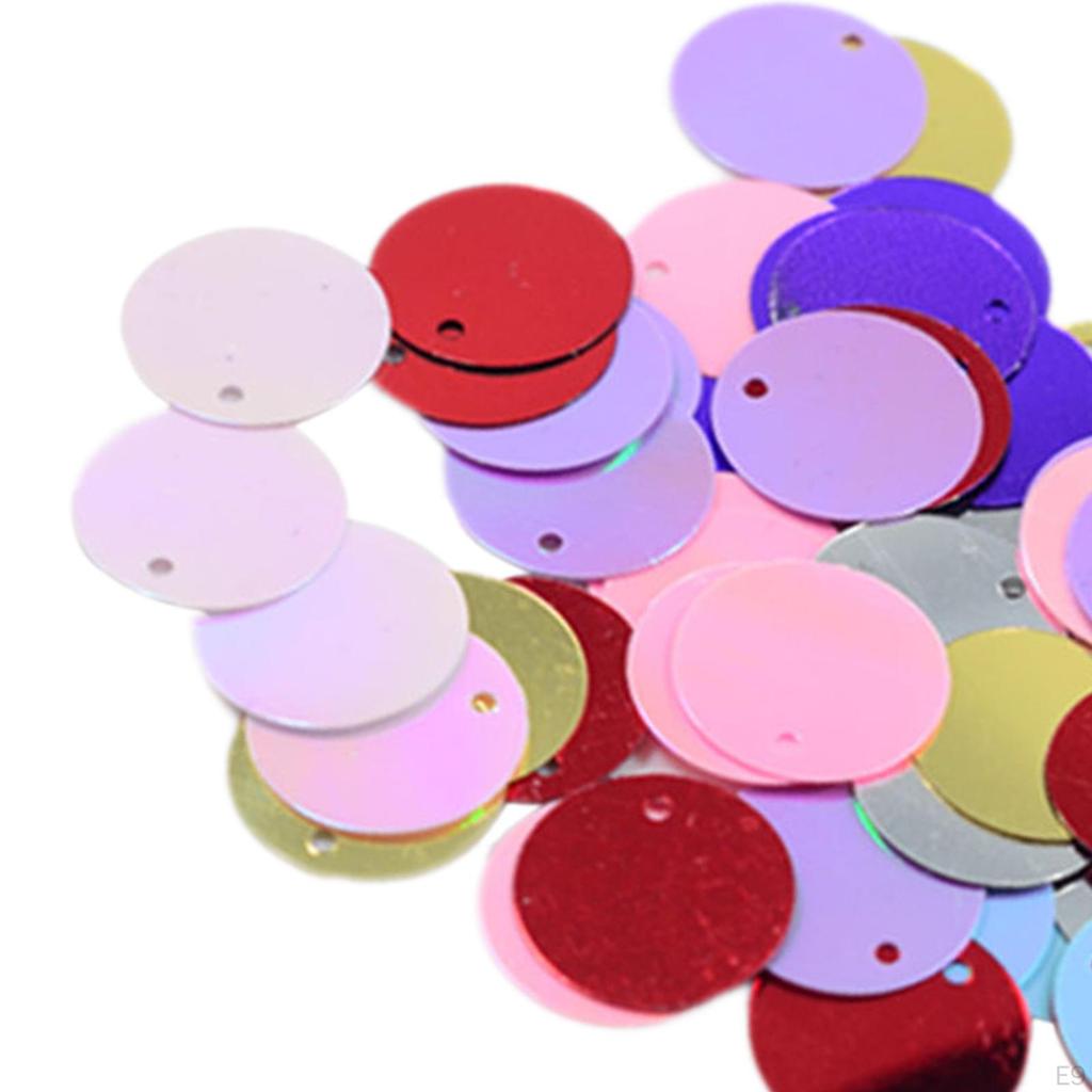 Round PVC Sew On Sequins Paillettes For Garment Dress Decor
