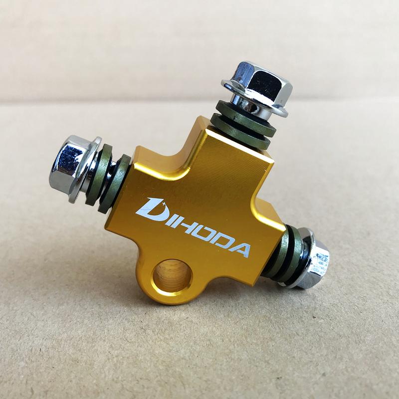 Tubo Freno Idraulico Moto Connettore a T in CNC / Raccordo a T per Staffa Tubi di Modifica Adattatore