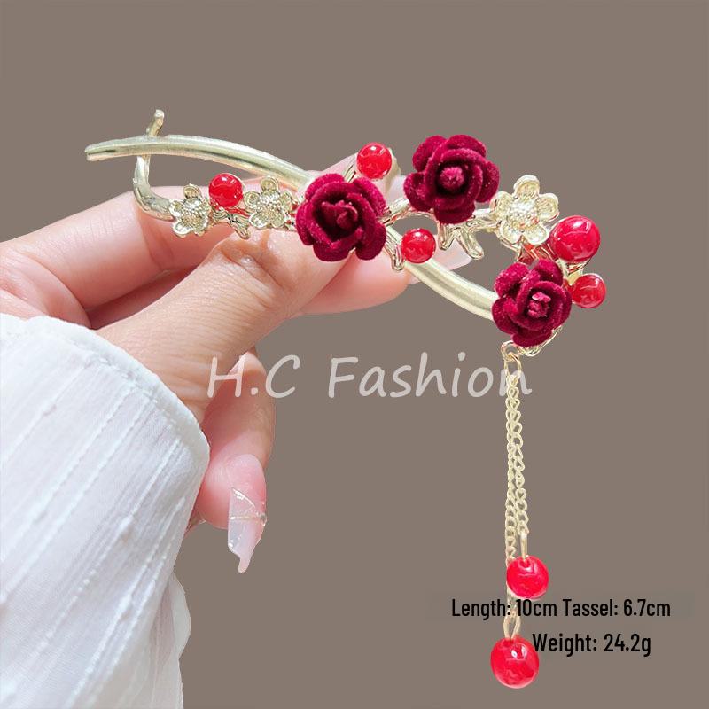 

Роскошная заколка для волос с кисточкой в виде рыбьего хвоста: Элегантная заколка-бабочка для пучка или прямых волос