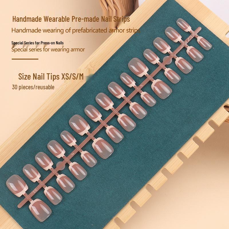 

Летние гальванические градиентные наклейки для ногтей - Съемные, отбеливающие накладные ногти, популярный стиль Douyin