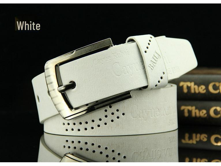 Men's Casual Fashion Retro Hollow Antique Leather Belt